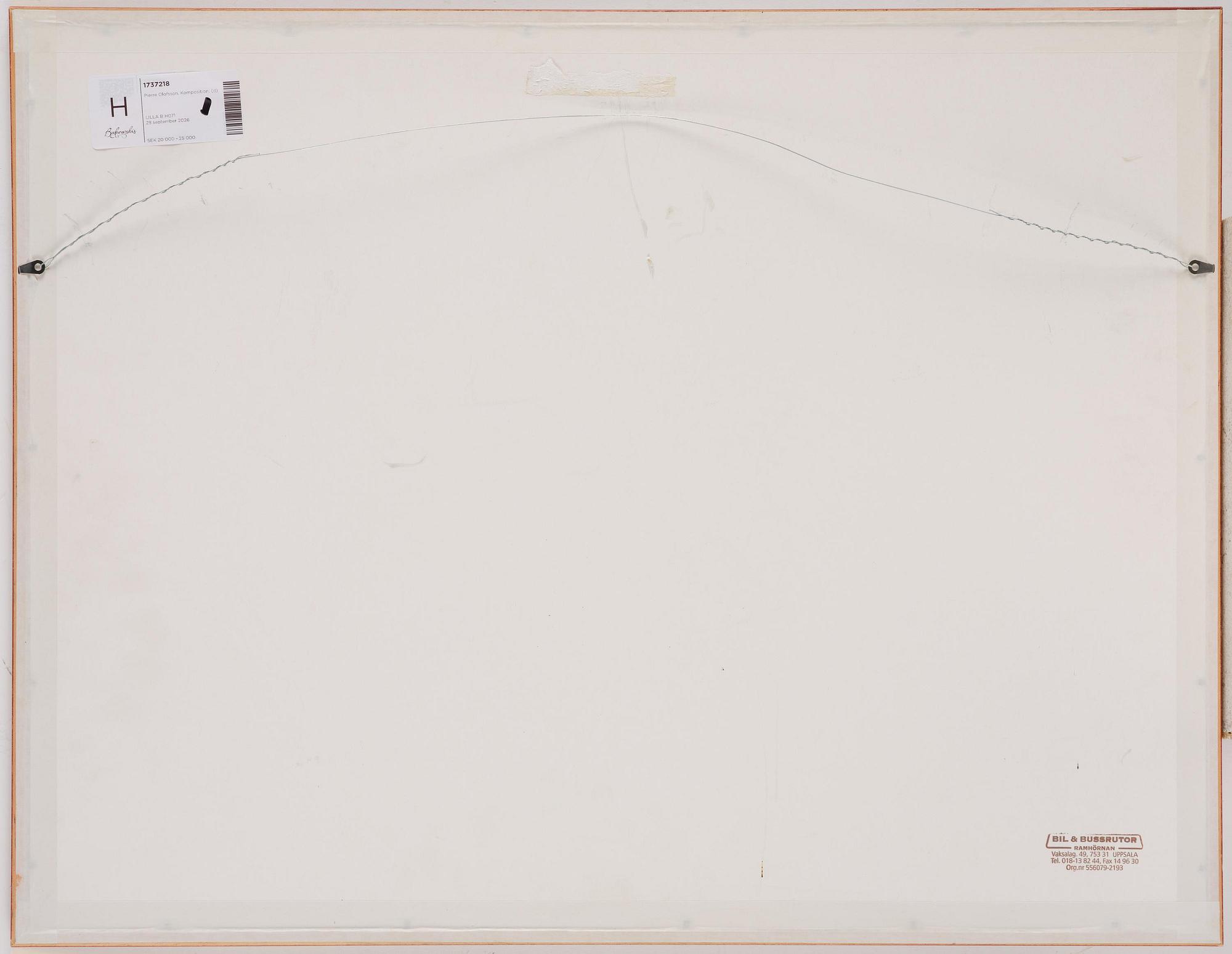 Pierre Olofsson, Composition.
