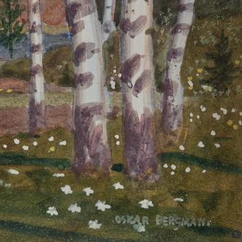 Oskar Bergman, Birch Trees.