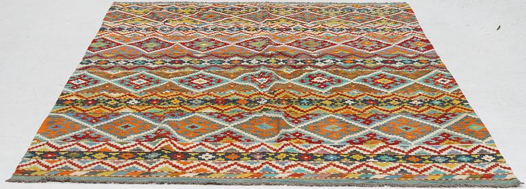 Rug, Kelim, approx. 261 x 182 cm.