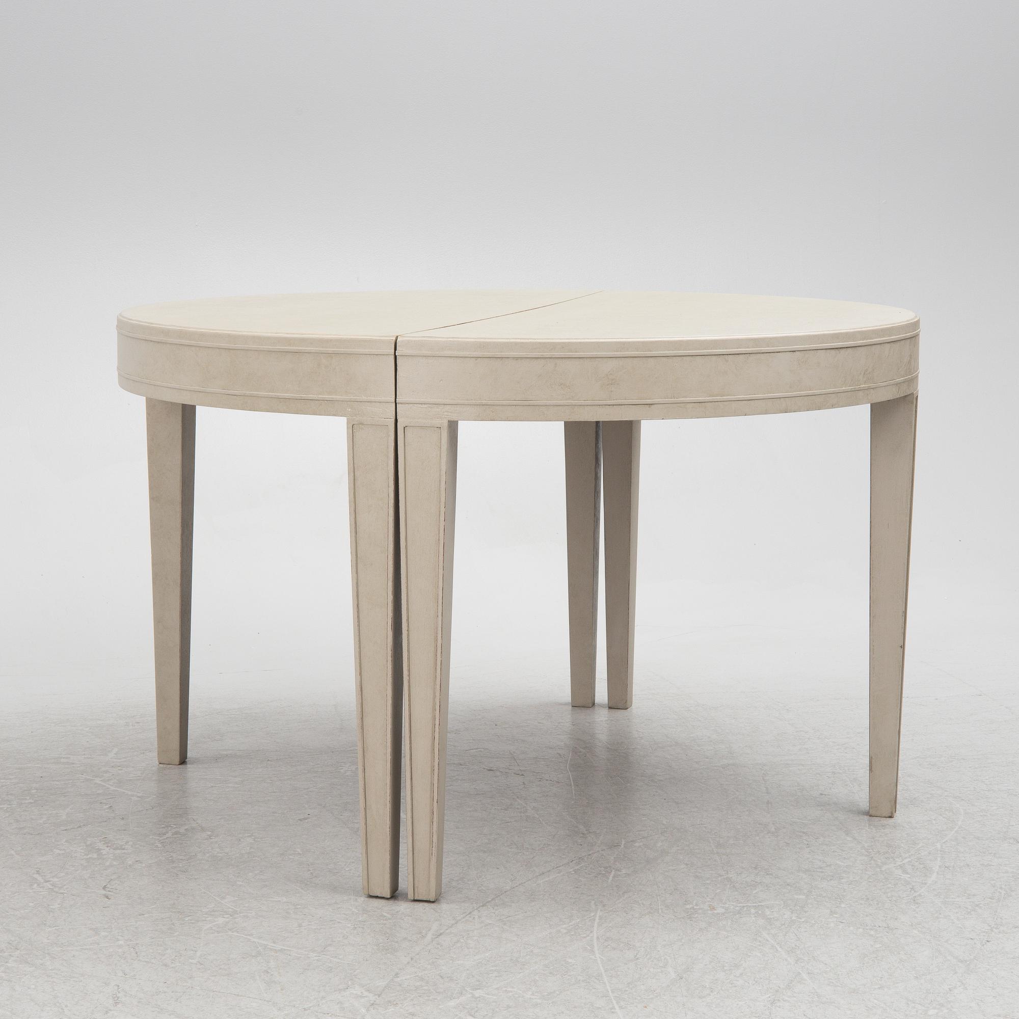 A 20th century dining table.