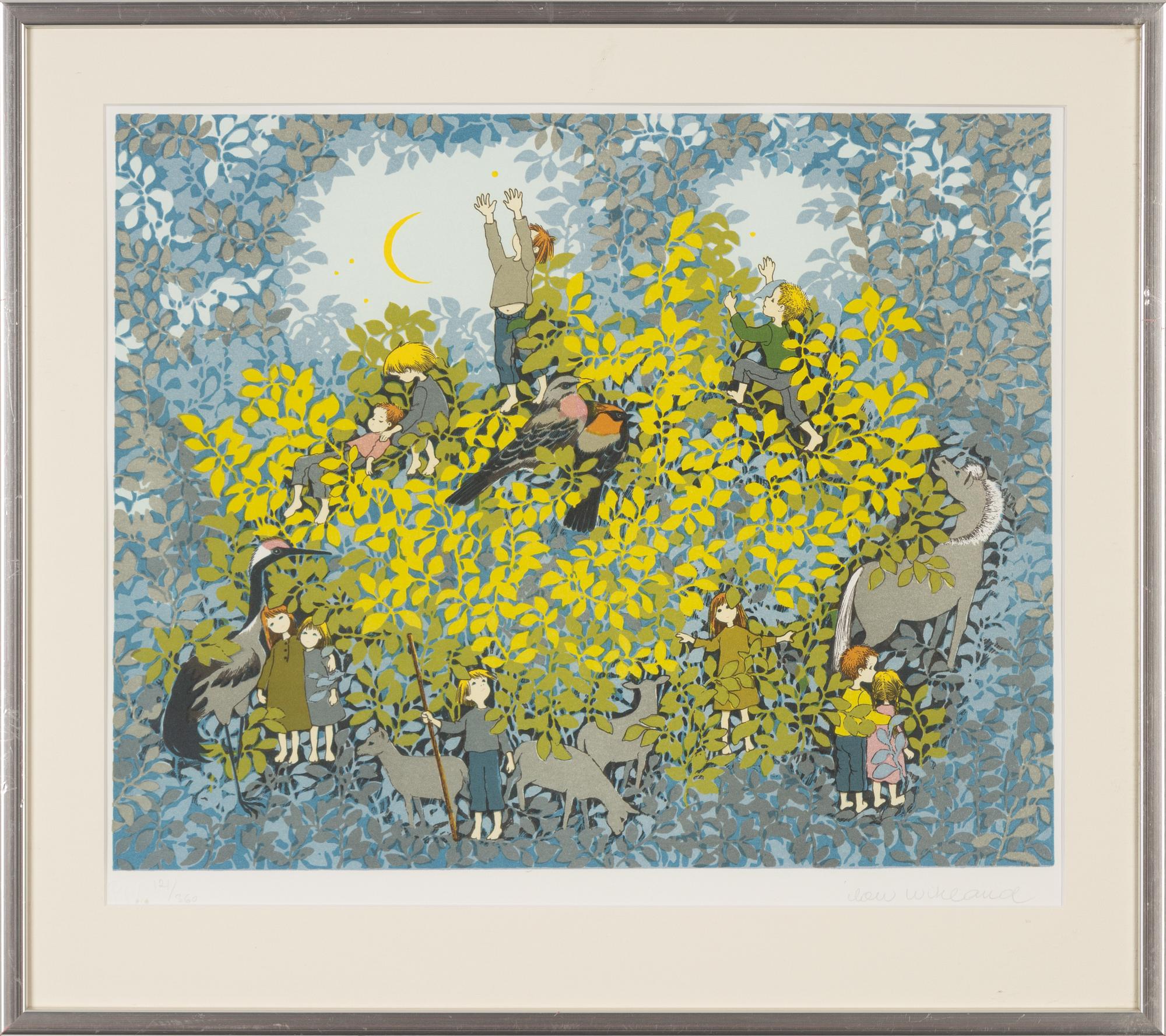 Ilon Wikland, lithograph in colours, signed 121/360.