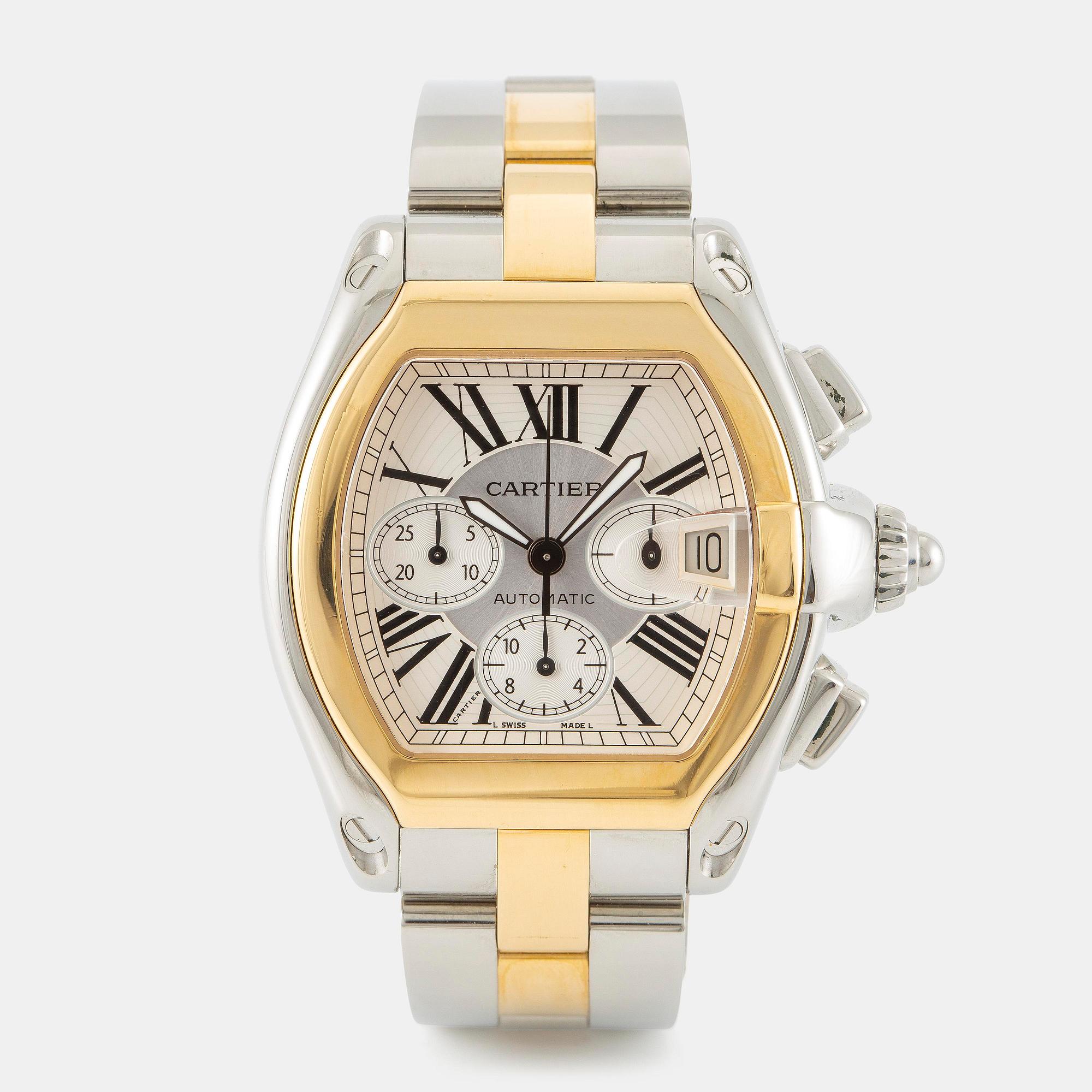 Cartier, Roadster XL, chronograph, ca 2005.