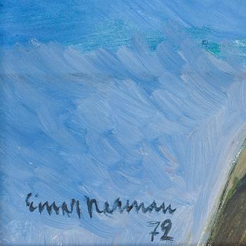 EINAR NERMAN, olja på pannå, sign o dat 72.