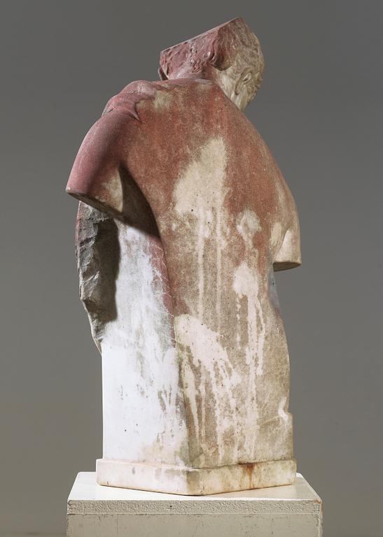 SKULPTUR, marmor, 1800-tal.