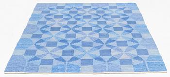 Matta, rölakan Anna Hårdell, Leksand Hemslöjd, signerad, ca 210 x 153 cm.