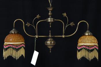 TAKLAMPA, art decostil, 1900-tal. H 35.