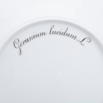 TALLRIKAR, 4 st, porslin, "Flora Danica", Royal Copenhagen.
