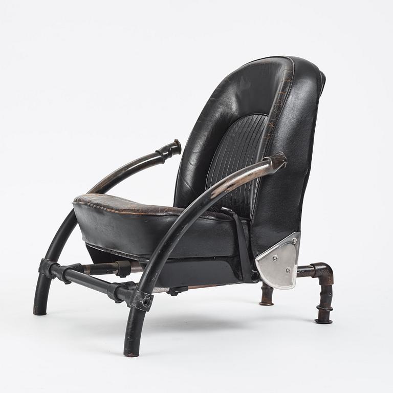 Ron Arad, a rare and signed Rover-Chair, One Off, London 1980's.