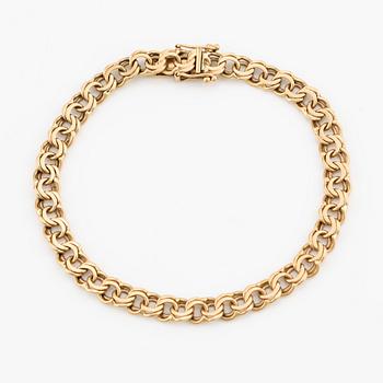 Bracelet, 18K gold, Bismarck link.