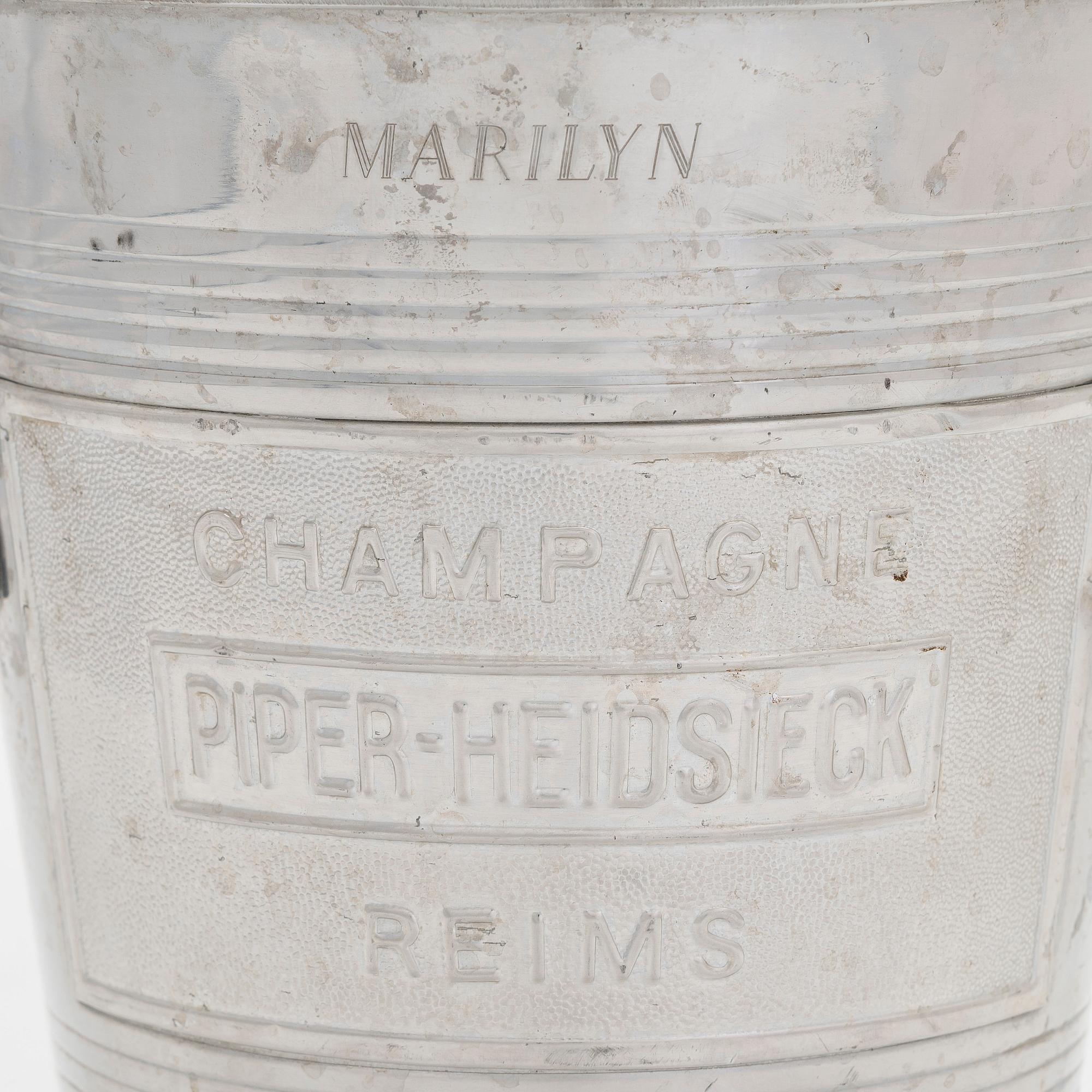 A late 20th-century champagne coolers.