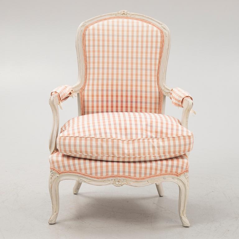 Fåtölj, Stockholmsarbete i Rokoko, 1700-talets senare del.