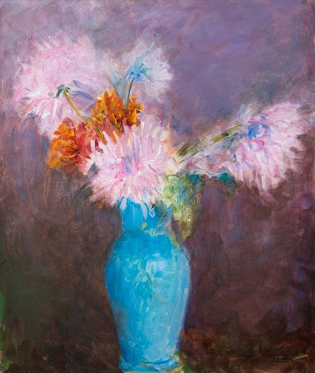 Ester Helenius, STILL LIFE WITH FLOWERS.