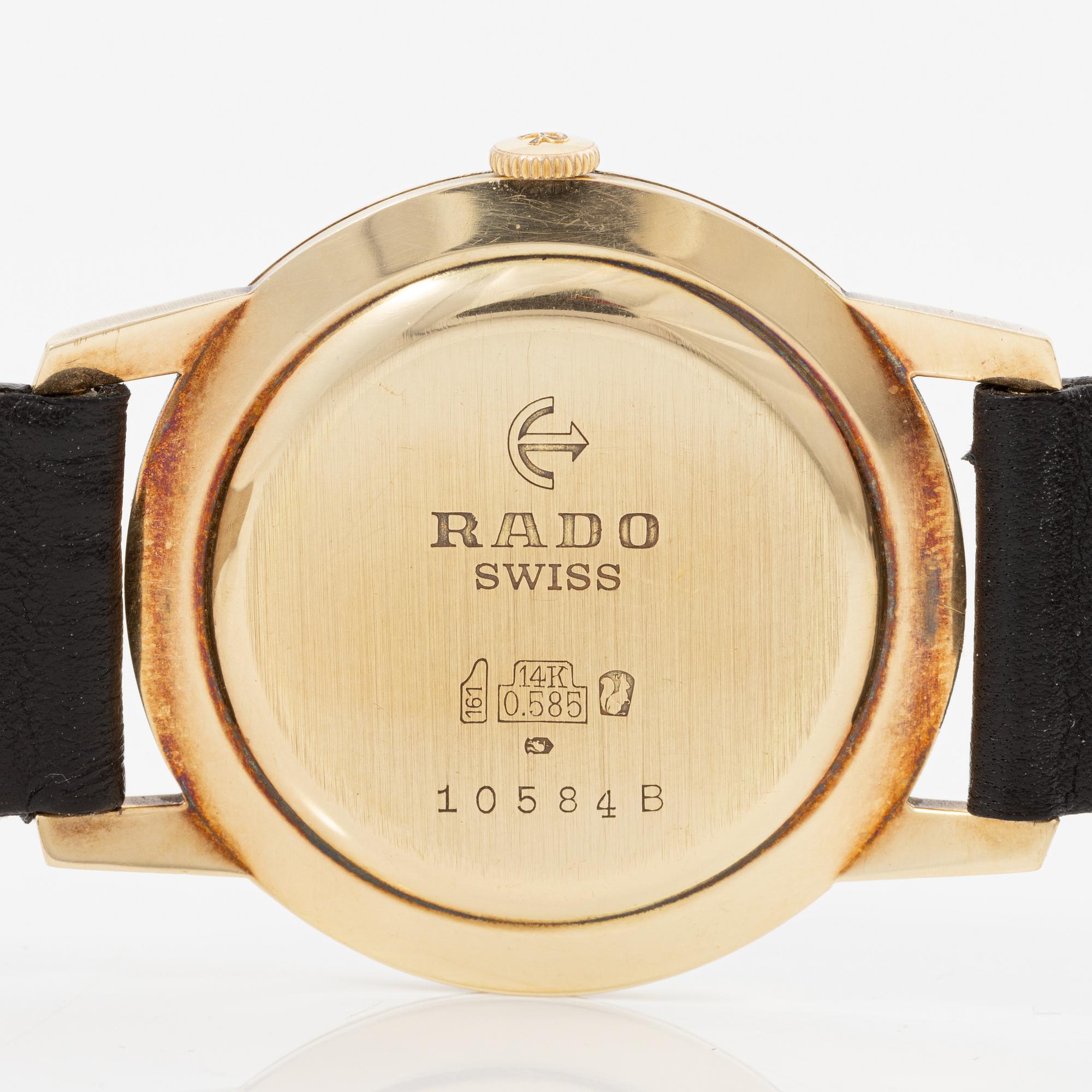 Rado, wristwatch, 34 mm.