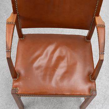 Six amchairs, Ernst Bergholm, Västervik, mid-20th century.