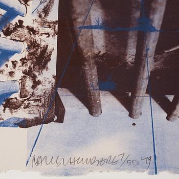 Robert Rauschenberg, "Rookery Mounds - Night Tork".