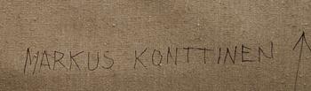 MARKUS KONTTINEN, oil on canvas, a tergo signed.