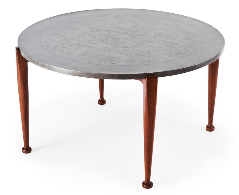 JOSEF FRANK & NILS FOUGSTEDT, soffbord, Firma Svenskt Tenn, Stockholm 1960.