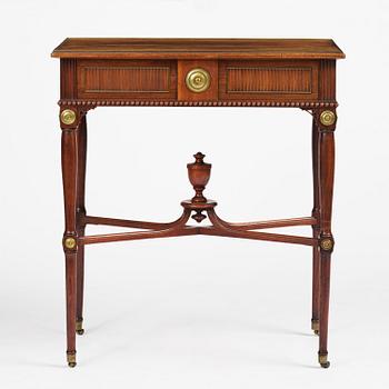 Bord, av Gottlieb Iwersson (mästare i Stockholm 1778-1813), signerat och daterat 1794, Sengustavianskt.