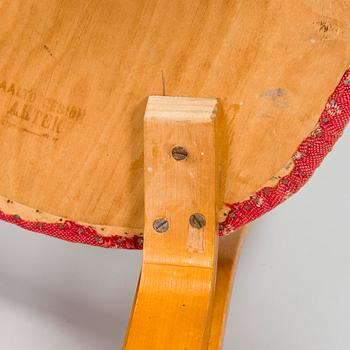 Alvar Aalto, a pair of  'A65' chairs for O.Y. Huonekalu- ja Rakennustyötehdas A.B. early 1940s.