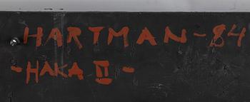 Mauno Hartman, relief, wood, signed and dated -84 verso.