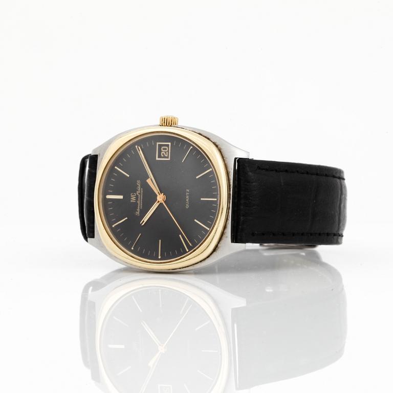 HERRARMBANDSUR, stål och guld på stål, IWC, International Watch Co, Schaffhausen.