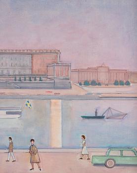 Einar Jolin, View over The Royal Palace of Stockholm.