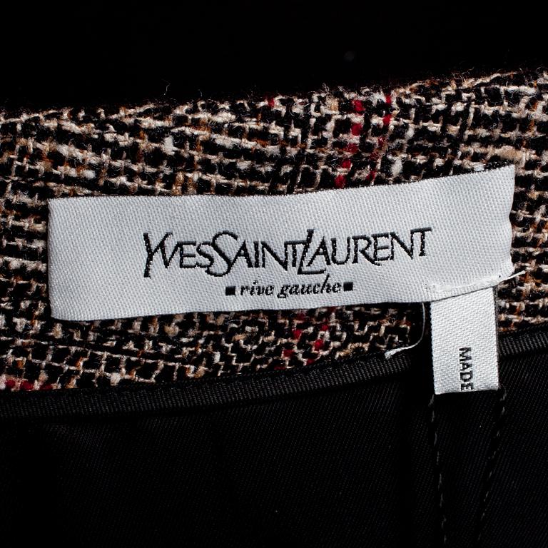 YVES SAINT LAURENT, a wool skirt.