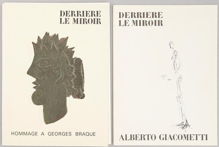 HÄFTEN, 2 st, Derriere le Miroir. Alberto Giacometti samt Hommage a Georges Braque.