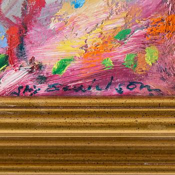 STIG DANIELSON, Oil on panel, signed.