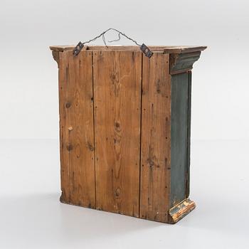 HÄNGSKÅP, allmoge, Delsbo, Hälsingland, märkt 1814 samt JLS EED 1836.