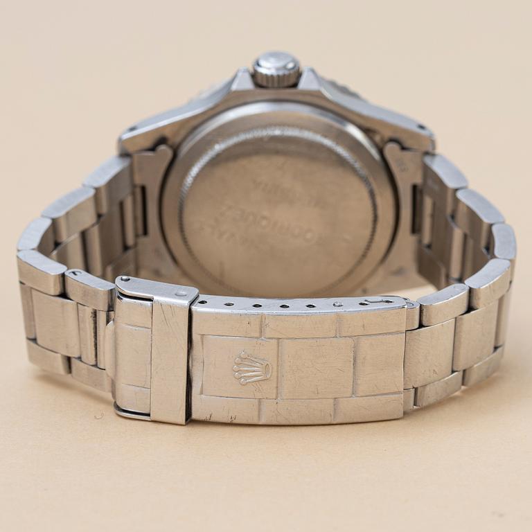 Rolex, Submariner, "Underline, Gilt, Swiss only, Pointed crown guards", "Proveniens Rodriquez Messina", ca 1963.