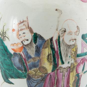 Floor vase China around 1900 porcelain.