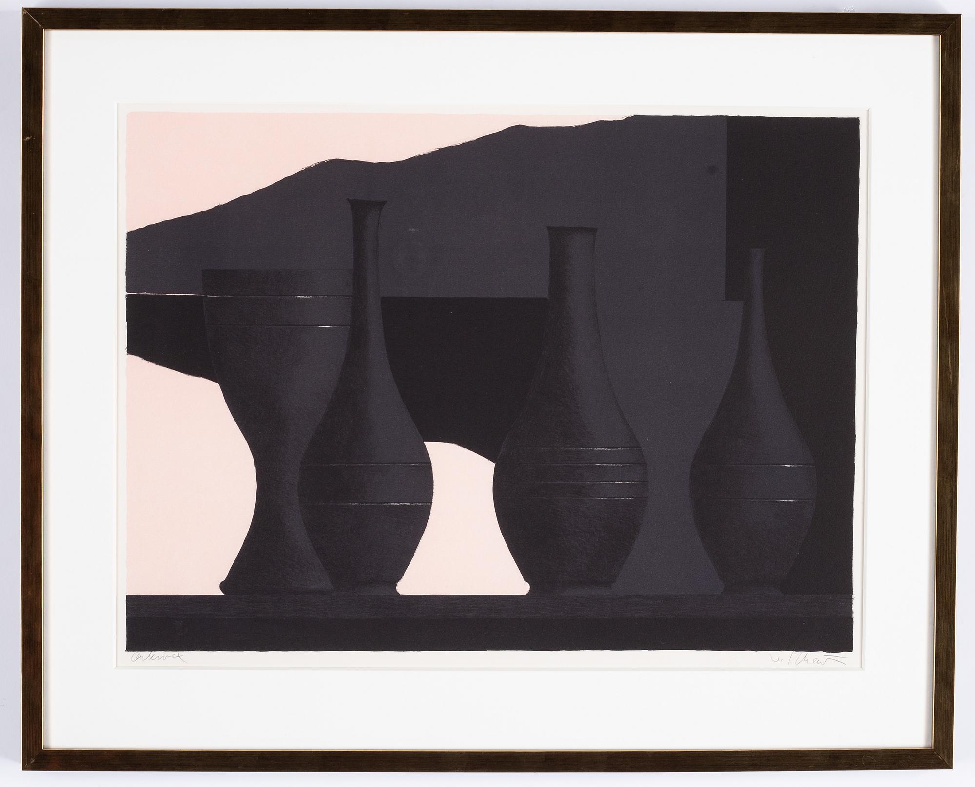 Philip von Schantz, lithograph in colours, 1992, signed arkivex.