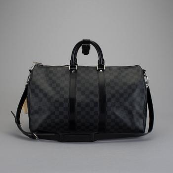 KEEPALL, Louis Vuitton, strl 45, med dustbag.