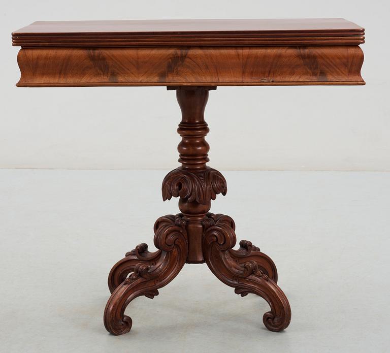 SPELBORD, nyrokoko, 1800-talets slut.