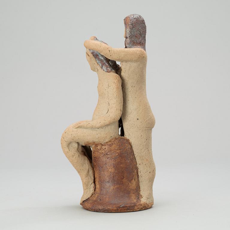 A unique Lisa Larson stoneware sculpture, Gustavsberg Studio 1970's.