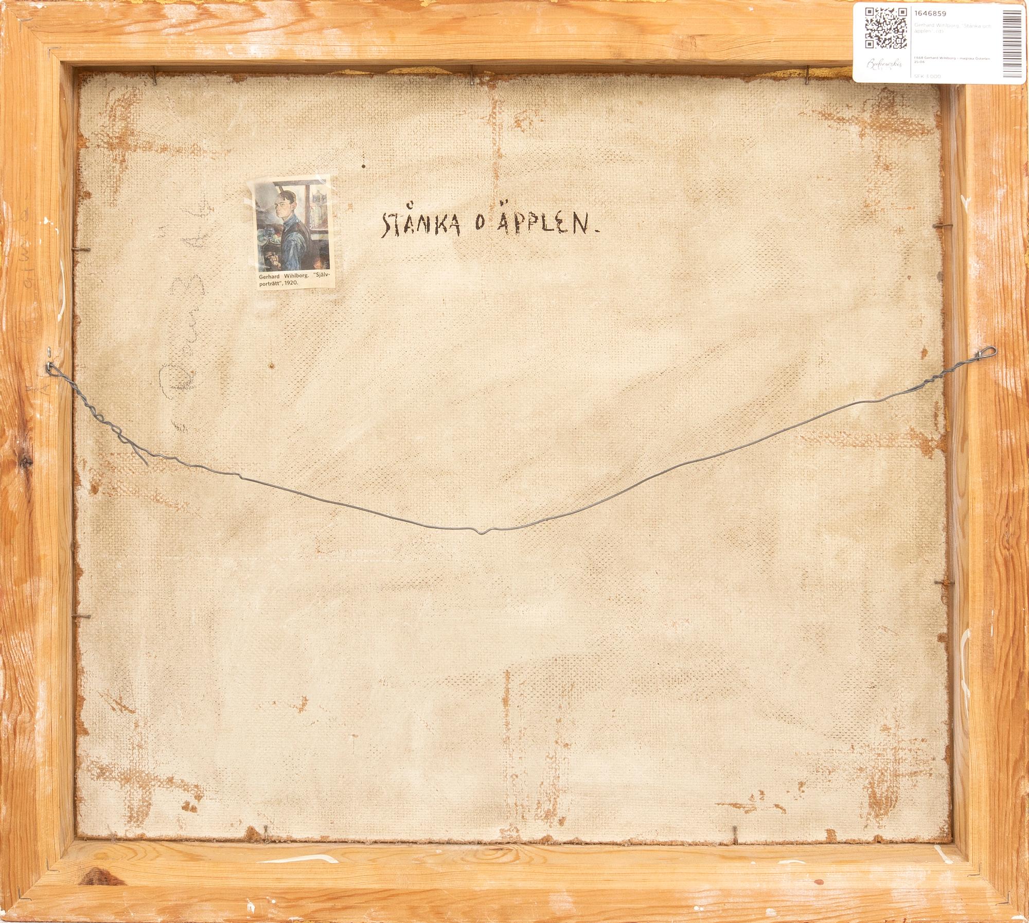 Gerhard Wihlborg, "Stånka och äpplen".