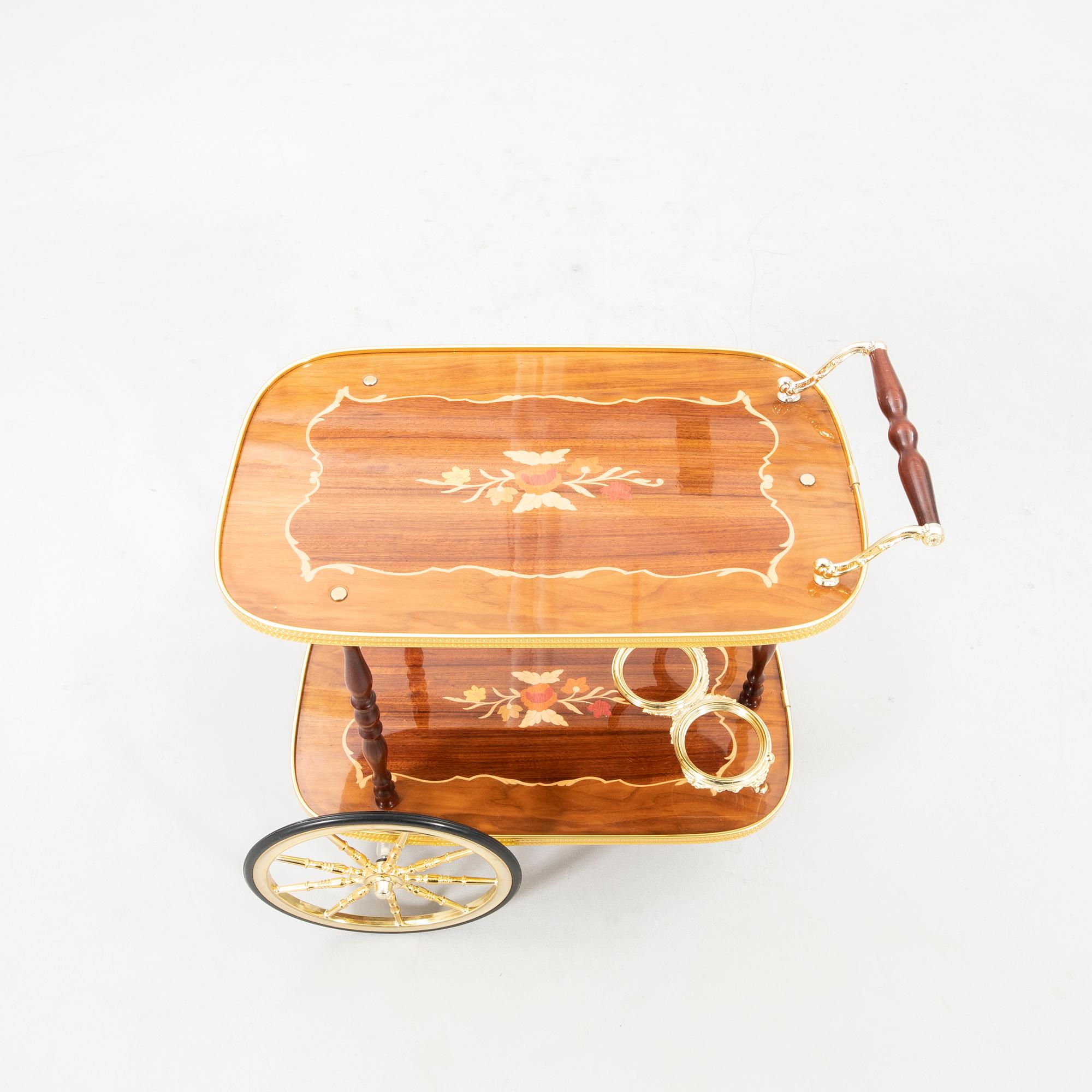 Serving trolley late 20th century.