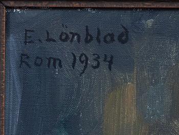 EMILIA LÖNBLAD, olja på duk, signerad och daterad -34.