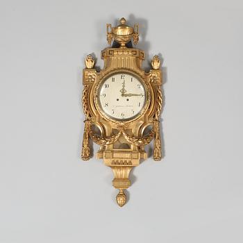 VÄGGPENDYL, gustaviansk stil, G. Kjellström, Stockholm, sekelskiftet 1800/1900.