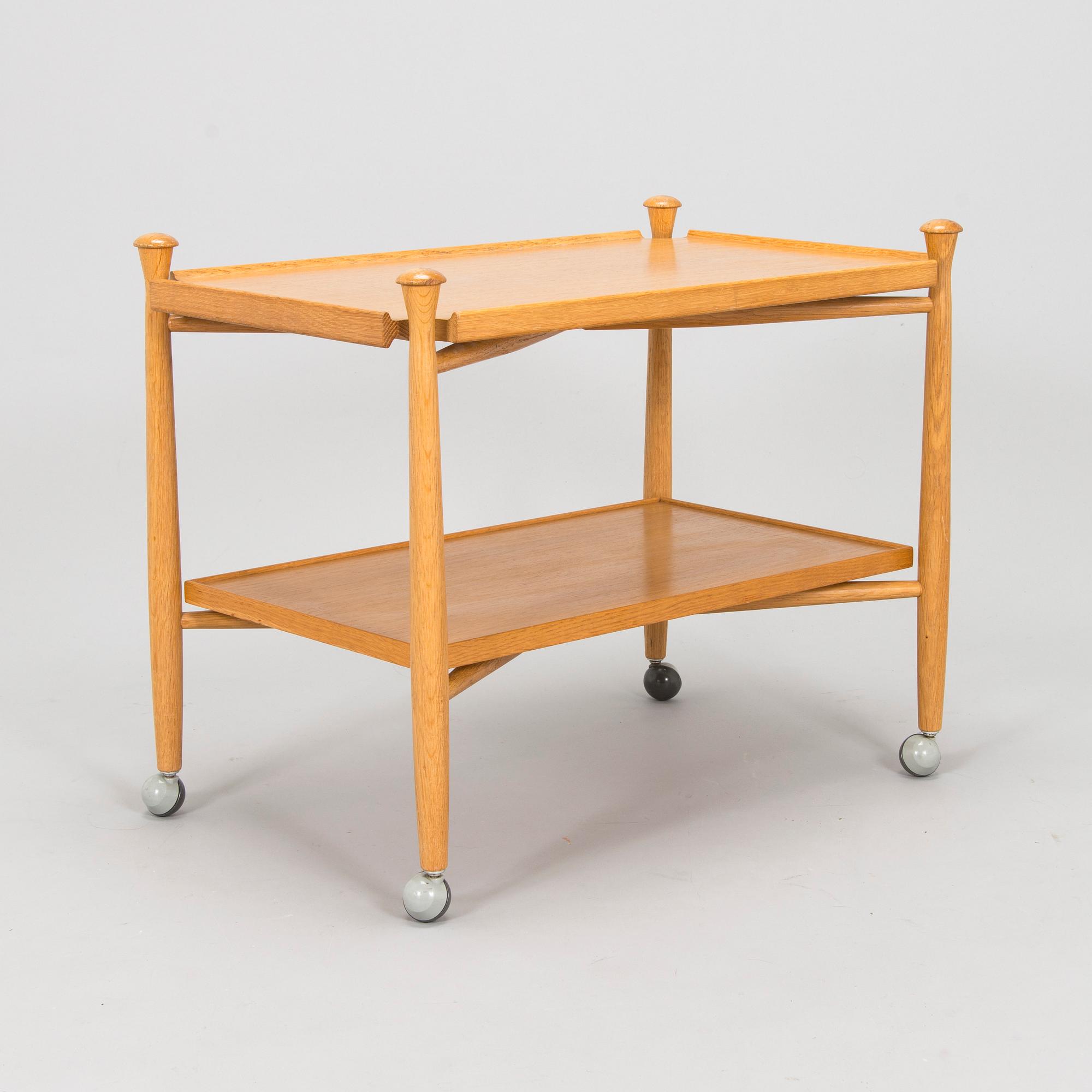 Olof Ottelin, A 1960s 'Tarja' tea trolley for Oy Stockmann Ab, Keravan puusepäntehdas, Finland.