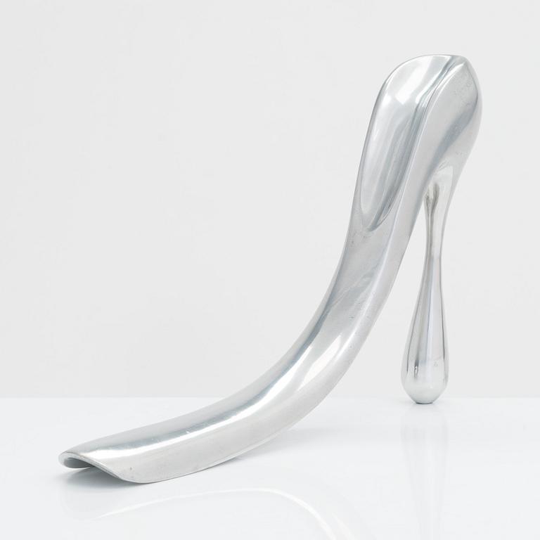 Manolo Blahnik, an aluminium shoe horn for Habitat.