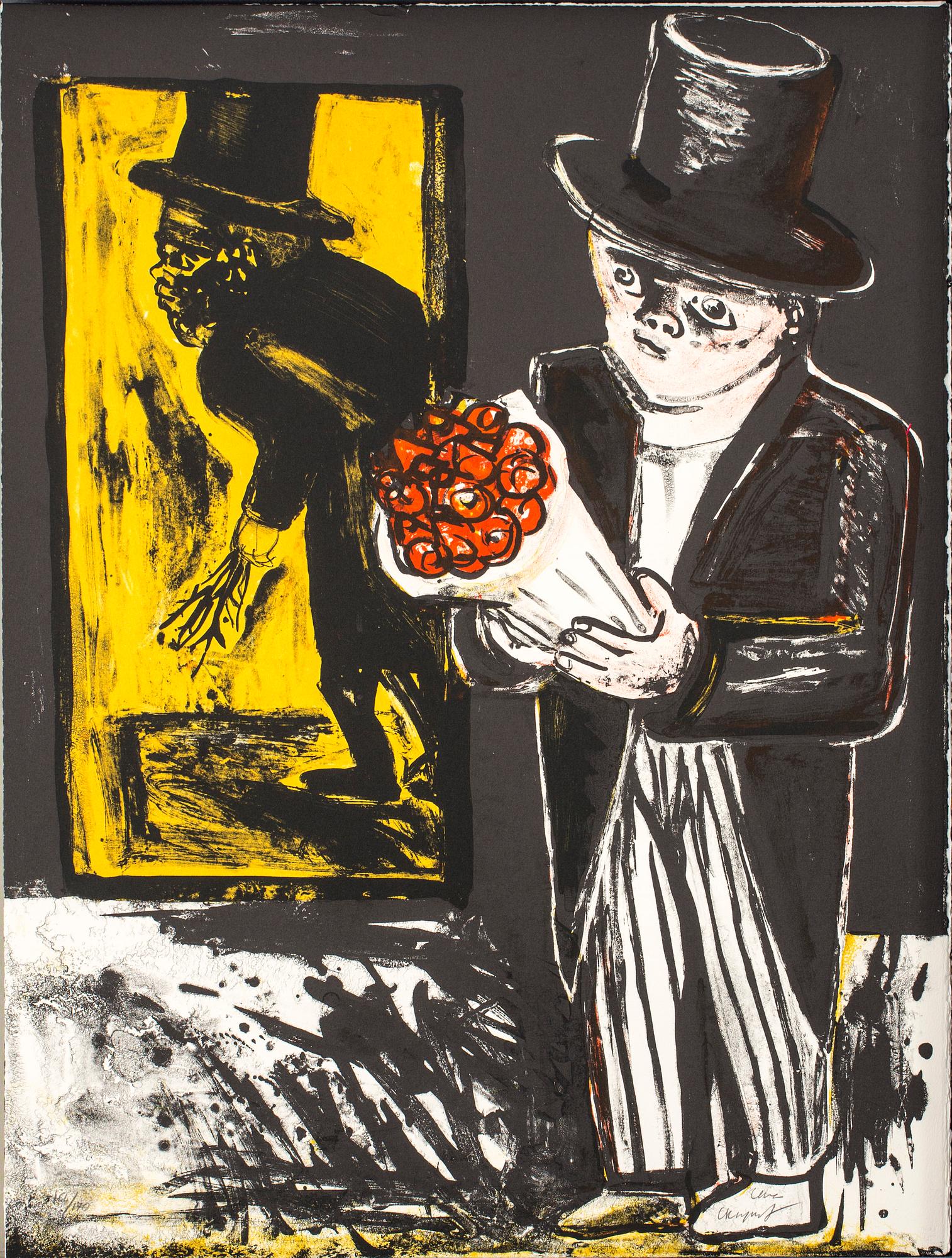 LENA CRONQVIST, portfölj med 30 färg och sv/v litografier, 1989.