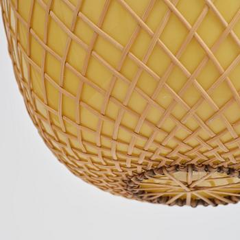 Swedish Modern, a pair of ceiling lamps, 1940s.