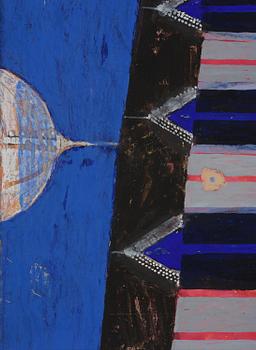 Max Walter Svanberg, Imaginative composition with woman and bird.