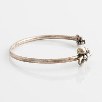 A Georg Jensen silver bracelet "Moonlight Grapes".