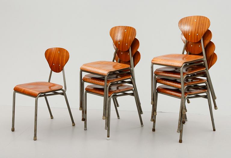 STOLAR, 8 st, industrimodell, 1950-tal.