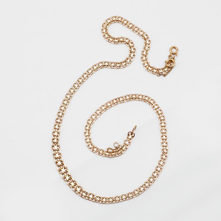 COLLIER, 18K guld, svenska stämplar.