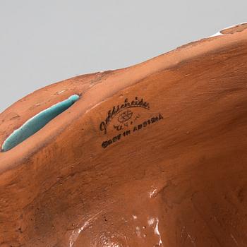 A ceramic wall plaque by Goldscheider Austria 1920/30s.