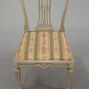 STOLAR, 10 st, gustaviansk stil, 1900-talets mitt.